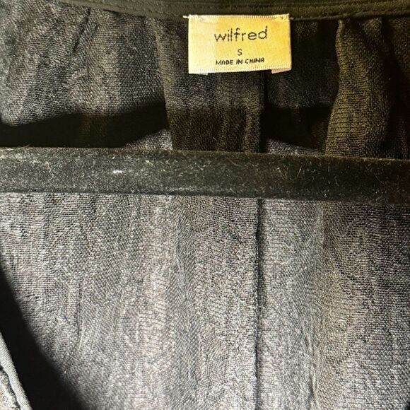 *Wilfred* Black Peplum Blouse - Picture 3 of 4